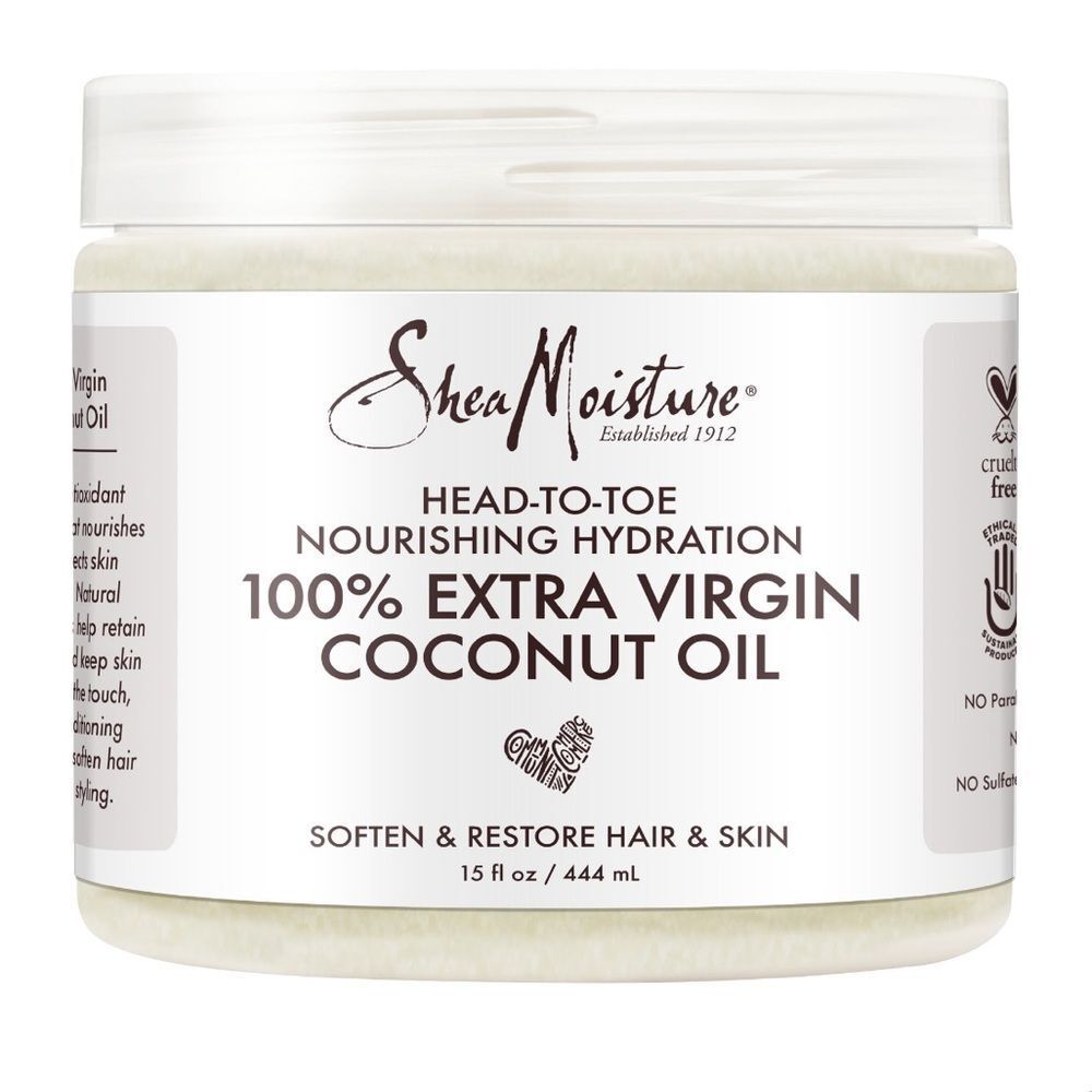 Shea Moisture hundred percent extra-virgin coconut oil for hair and skin
